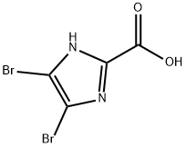 4,5-dibromo-1H-imidazole-2-carboxylic acid Struktur