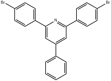 2,6-bis(4-bromophenyl)-4-phenylpyridine Struktur