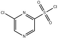 6-chloropyrazine-2-sulfonyl chloride Struktur