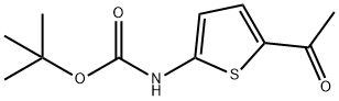 tert-butyl 5-acetylthiophen-2-ylcarbamate Struktur