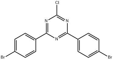 2,4-雙(4-溴苯基L)-6-氯-1,3,5-三嗪, 754980-62-6, 結(jié)構(gòu)式