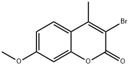 3-bromo-7-methoxy-4-methylchromen-2-one Struktur