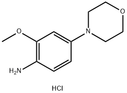 2-methoxy-4-(4-morpholinyl)Benzenamine Dihydrochloride Struktur