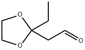 2-(2-Ethyl-1,3-dioxolan-2-yl)acetaldehyde Struktur