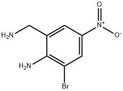 Benzenemethanamine, 2-amino-3-bromo-5-nitro- Struktur