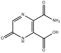 3-CARBAMOYL-6-HYDROXYPYRAZINE-2-CARBOXYLIC ACID Struktur