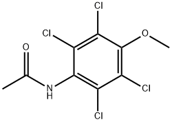 N-(2,3,5,6-Tetrachloro-4-methoxyphenyl)acetamide Struktur