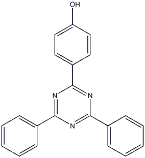 4-(4,6-Diphenyl-1,3,5-triazin-2-yl)phenol Struktur