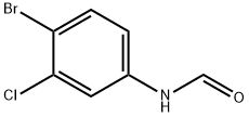 N-(4-Bromo-3-chloro-phenyl)-formamide Struktur