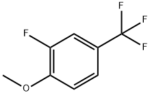 3-Fluoro-4-methoxy-(trifluoromethyl)benzene
 Struktur