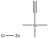 chlorozinc(1+),ethynyl(trimethyl)silane Struktur