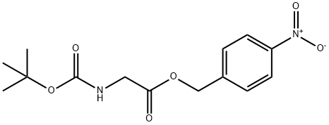 N-Boc-glycine-(4-nitrobenzyl)methyl ester Struktur