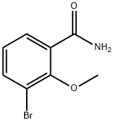 3-Bromo-2-methoxybenzamide Struktur