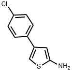 4-(4-chlorophenyl)thiophen-2-amine Struktur