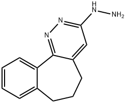 3-hydrazinyl-6,7-dihydro-5H-benzo[6,7]cyclohepta[1,2-c]pyridazine Struktur