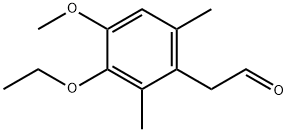 2-(3-Ethoxy-4-methoxy-2,6-dimethylphenyl)acetaldehyde Struktur