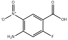 4-Amino-2-fluoro-5-nitro-benzoic acid Struktur