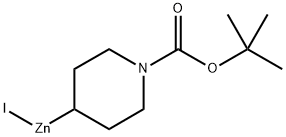 (1-(tert-butoxycarbonyl)piperidin-4-yl)zinc(II) iodide Struktur