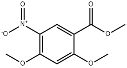 Methyl 2,4-dimethoxy-5-nitrobenzoate Struktur