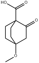 4-methoxy-2-oxobicyclo[2.2.2]octane-1-carboxylic acid Struktur