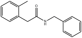 N-benzyl-2-(2-methylphenyl)acetamide Struktur