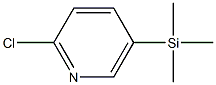 Pyridine, 2-chloro-5-(trimethylsilyl)- Struktur