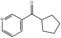 cyclopentyl(pyridin-3-yl)methanone Struktur