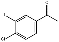 1-(4-Chloro-3-iodo-phenyl)-ethanone Struktur