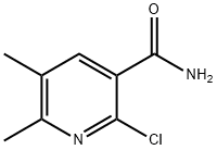 2-Chloro-5,6-dimethylnicotinamide Struktur