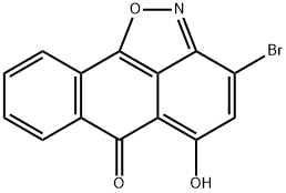 3-bromo-5-hydroxy-6H-anthra[1,9-cd]isoxazol-6-one