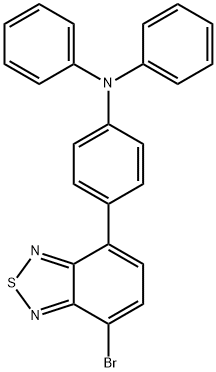 4-(7-bromobenzo[c][1,2,5]thiadiazol-4-yl)-N,N-diphenylaniline Struktur