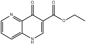 4-Oxo-1,4-dihydro-[1,5]naphthyridine-3-carboxylic acid ethyl ester Struktur