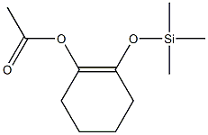 1-Cyclohexen-1-ol, 2-[(trimethylsilyl)oxy]-, acetate