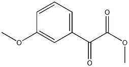 Methyl 2-(3-methoxyphenyl)-2-oxoacetate Struktur