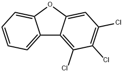 1,2,3-trichlorodibenzofuran Struktur