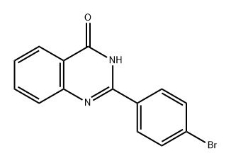 4(3H)-Quinazolinone, 2-(4-bromophenyl)- Struktur