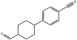 4-(4-formylcyclohexyl)Benzonitrile Struktur