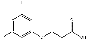 3-(3,5-DIFLUOROPHENOXY)-PROPANOIC ACID Struktur