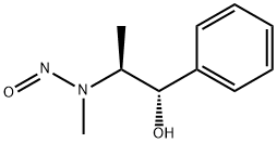 N-((1S,2S)-1-hydroxy-1-phenylpropan-2-yl)-N-methylnitrous amide Struktur