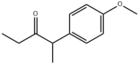 2-(4-Methoxyphenyl)pentan-3-one Struktur