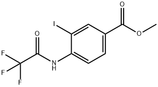 Methyl 3-Iodo-4-(2,2,2-Trifluoroacetamido)Benzoate Struktur