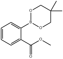 Benzoic acid, 2-(5,5-dimethyl-1,3,2-dioxaborinan-2-yl)-, methyl ester Struktur