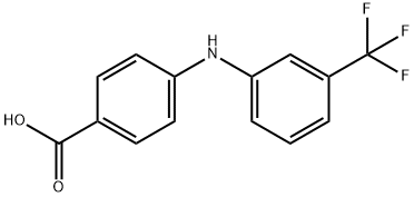 4-((3-(Trifluoromethyl)phenyl)amino)benzoic acid Struktur