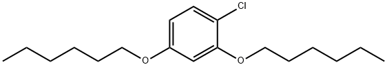 1-Chloro-2,4-bis(hexyloxy)benzene Struktur