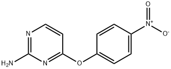 4-(4-nitro-phenoxy)-pyrimidin-2-ylamine Struktur