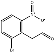 Benzeneacetaldehyde, 2-bromo-6-nitro- Struktur