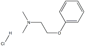 N,N-Dimethyl-2-phenoxyethanamine hydrochloride Struktur