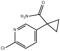 1-(6-chloro-3-pyridinyl)Cyclopropanecarboxamide Struktur