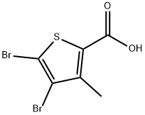 4,5-Dibromo-3-methylthiophene-2-carboxylic acid Struktur