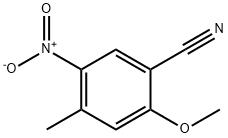 2-Methoxy-4-methyl-5-nitro-benzonitrile Struktur